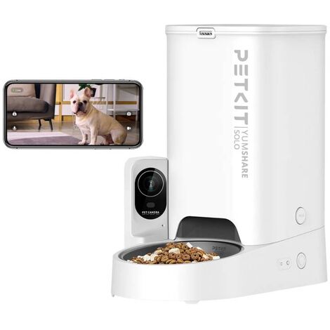 YumShare Solo distributeur de croquettes automatique connecté avec caméra 3L - Petkit