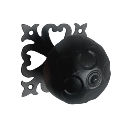 Boule rustique, diamètre 700mm, noire - SECURY-T (1/4)