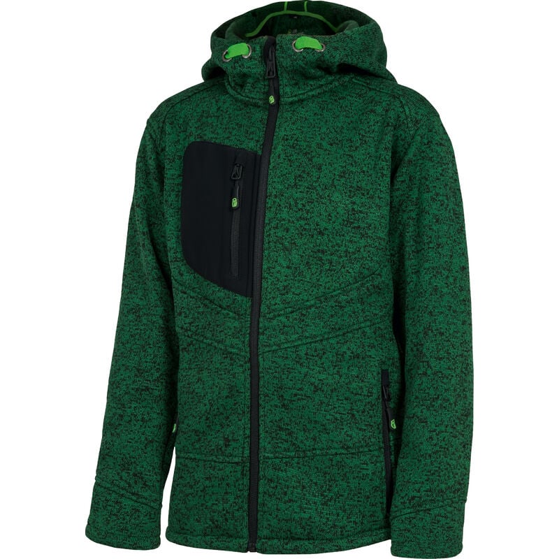 Chaqueta de trabajo para niños Kids Strickjacke verde 122/128 Talla