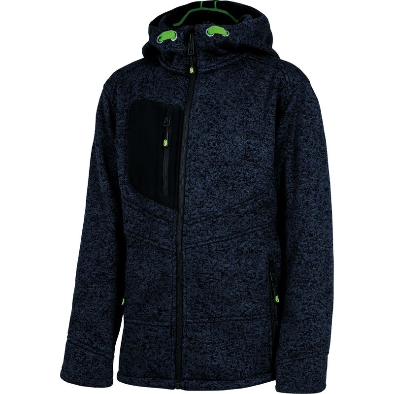 Chaqueta de trabajo cardigan infantil azul marino talla 110/116