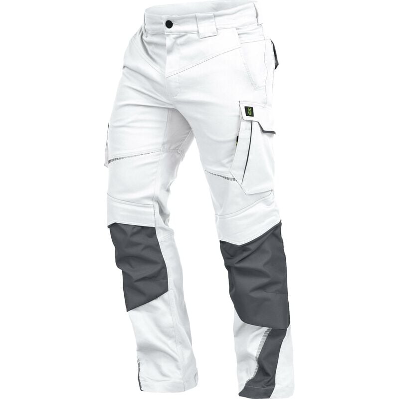 Pantalón de trabajo pantalón blanco/gris talla 29