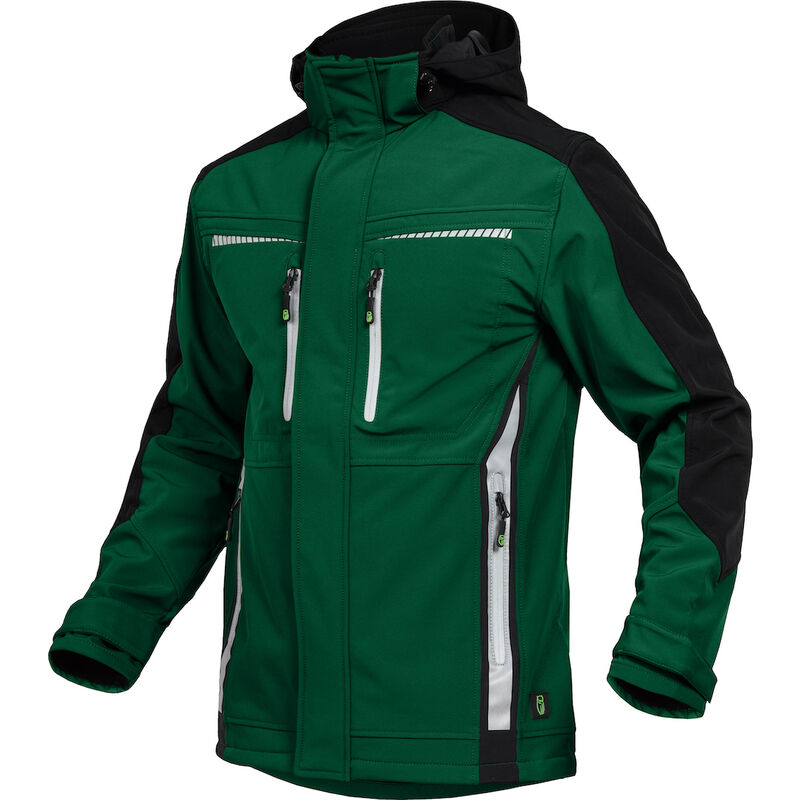 Chaqueta De Trabajo softshell verdenegro talla xxxl