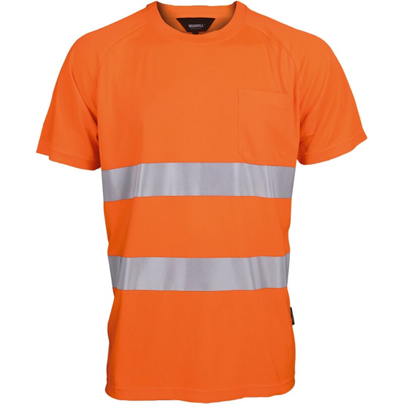 Camisa de trabajo Camiseta Hi-Vis, Naranja talla XXL