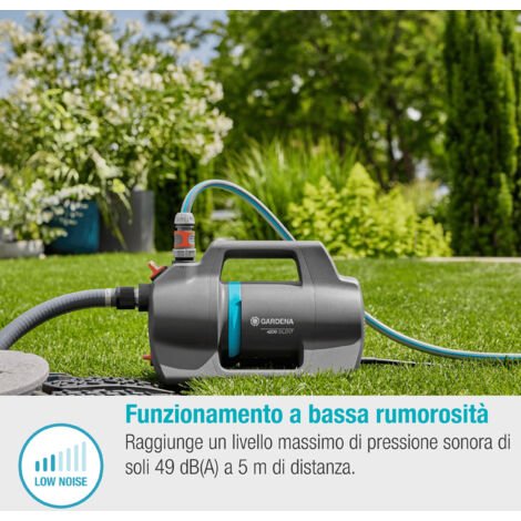 Pompa da giardino 4200 Silent - incluso tubo 20 mt e raccordi