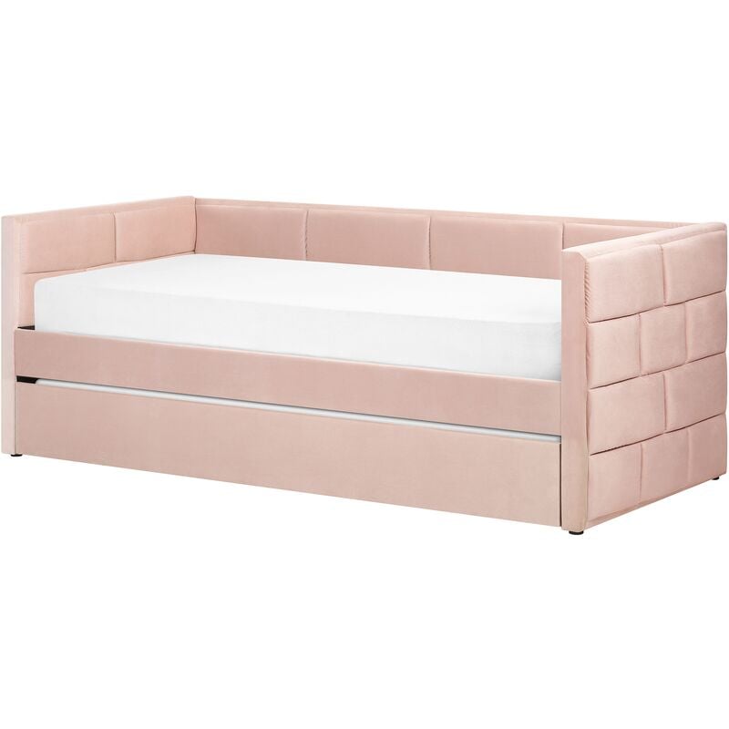 Pink full deals daybed with trundle