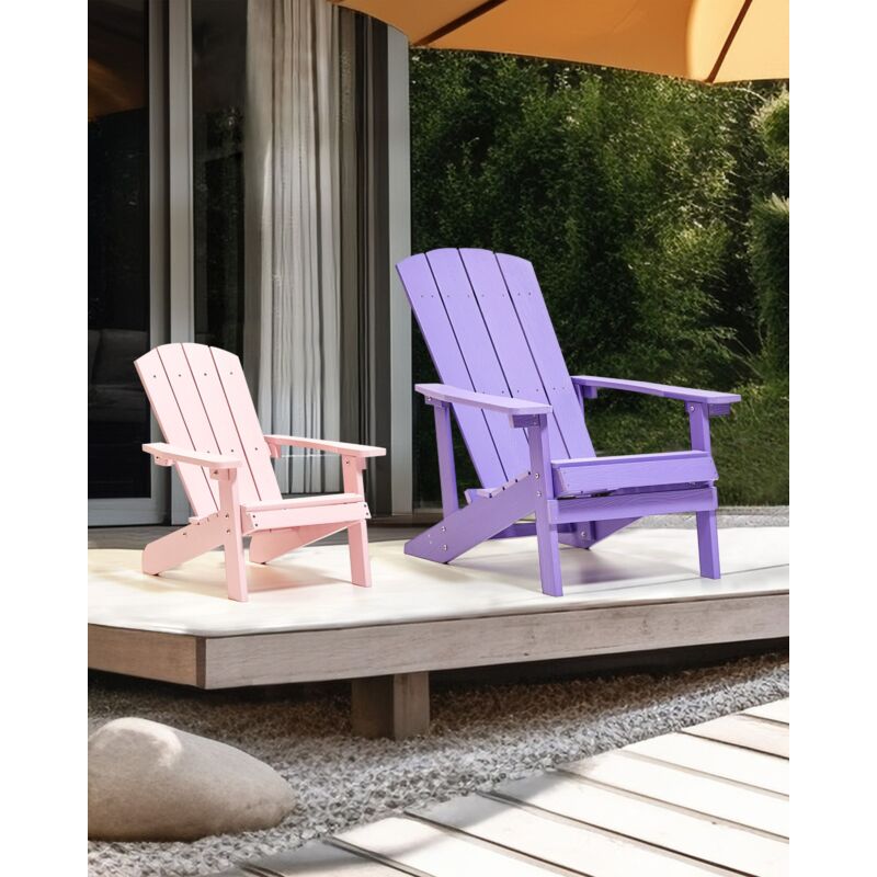 plastic adirondack chairs purple