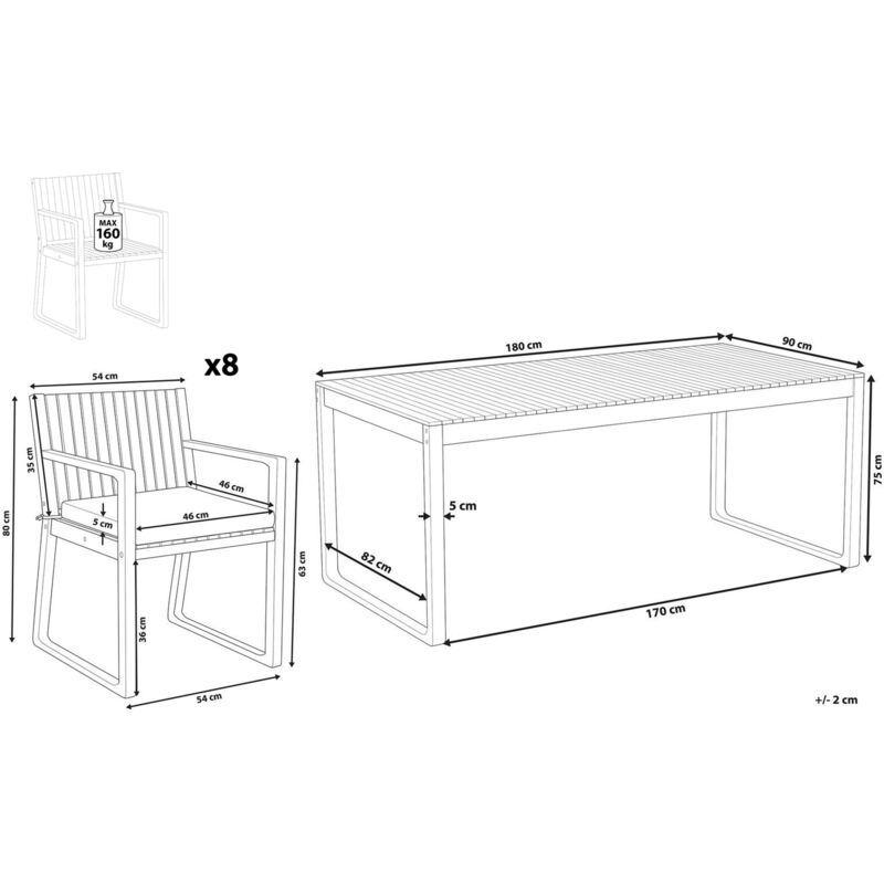 Xchair8 with online heat