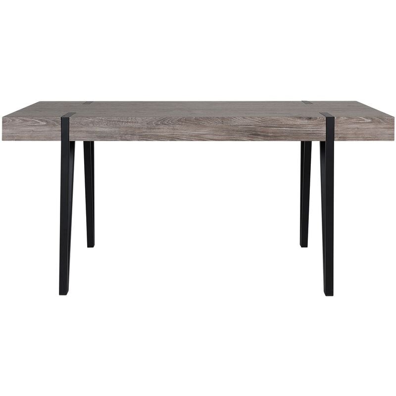 Safavieh home alyssa rustic industrial deals brown and black dining table