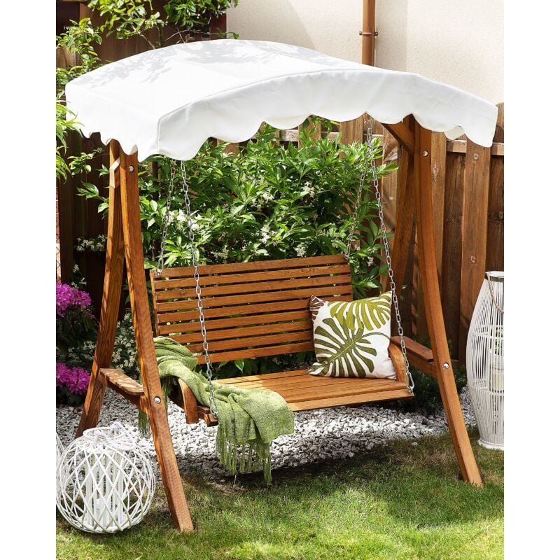 Seat Outdoor Canopy Swing Buy Outsunny3 Seater Garden Swing