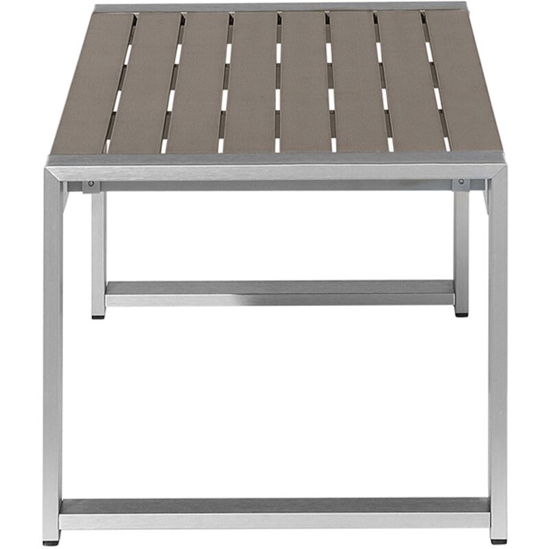 Stainless steel deals outdoor coffee table