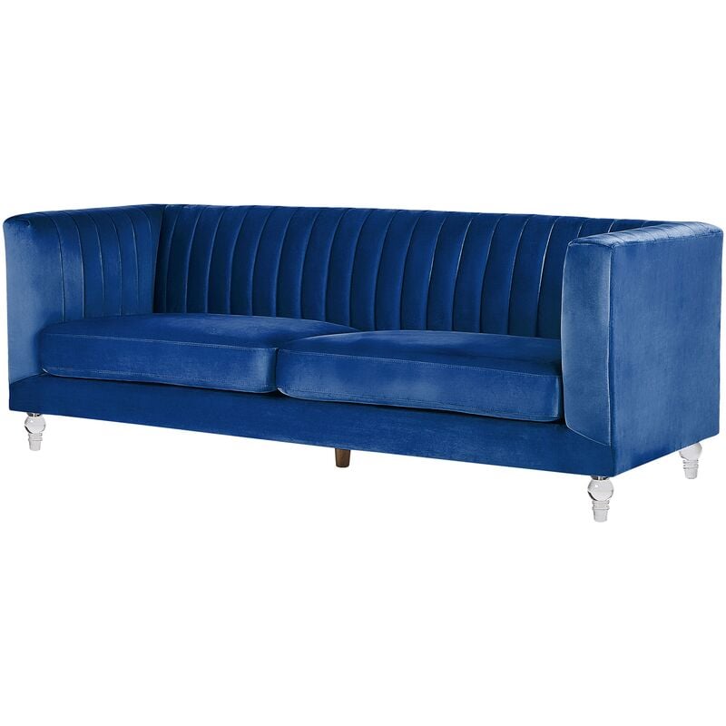 Velvet tuxedo store sofa