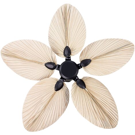 Traditional Ceiling Fan With Leaf