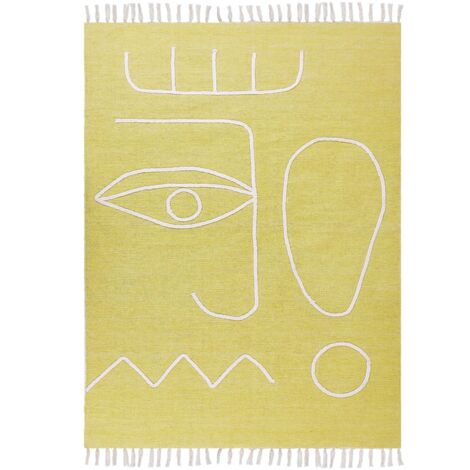Outdoor Rug YAVU Yellow 140 x 200 cm (1/5)