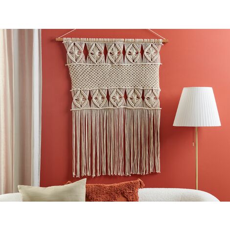 Modern Bohemian Cotton Wall Décor Wall Macramé Accent Piece Lahri