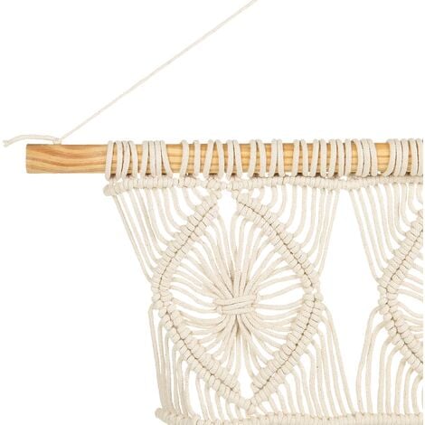 Modern Bohemian Cotton Wall Décor Wall Macramé Accent Piece Lahri
