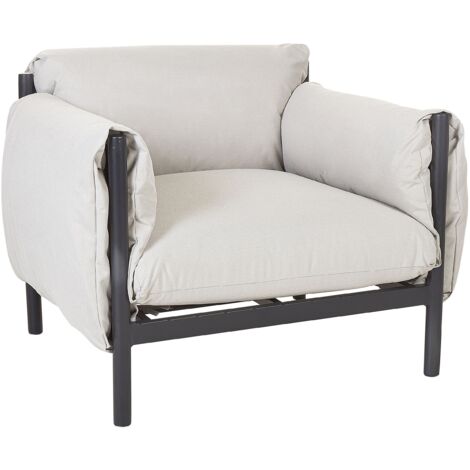Garden Armchair ESPERIA Metal Grey (1/5)