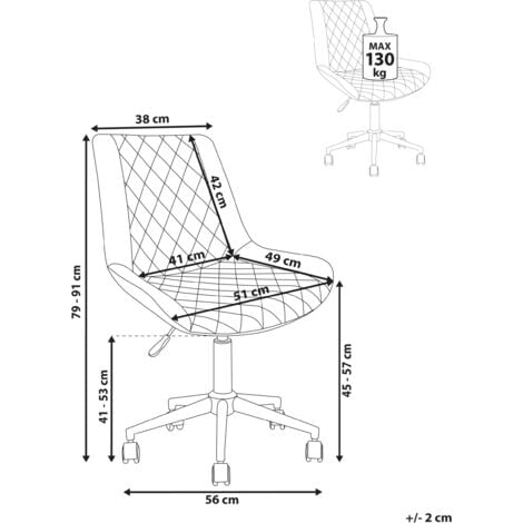 20 inch deals wide desk chair