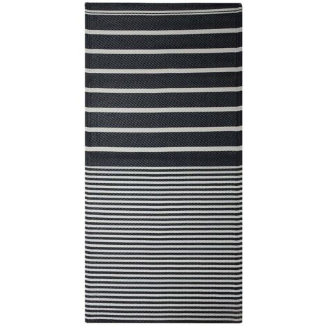 Outdoor Rug HALDIA Black 90 x 180 cm