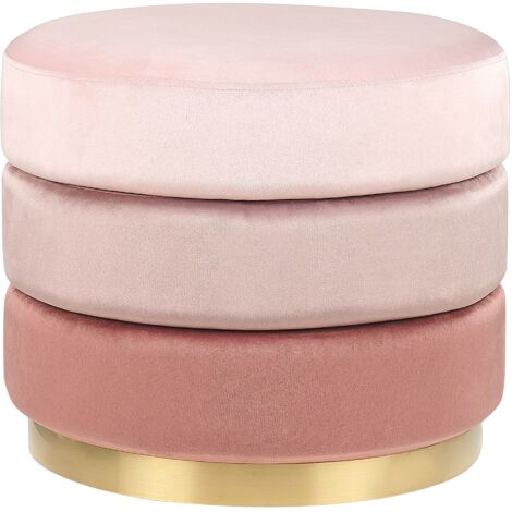 Pouffe LOUIN Velvet Pink