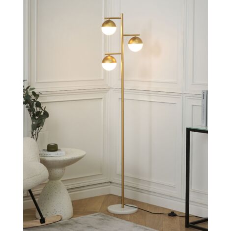 Modern glam floor deals lamp