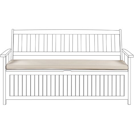 Bench Seat Pad Cushion SOVANA Taupe
