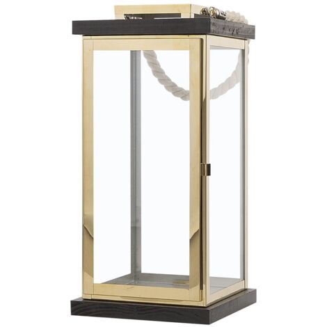 Lantern BORNEO Metal 41 cm Brass