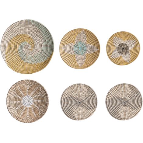 Set of Hanging Decorations BACNINH Seagrass 46/35/30 cm Multicolour (1/5)
