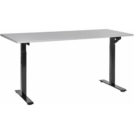 Manually Adjustable Standing Desk Modern Office Square Feet 160 x 72 cm ...