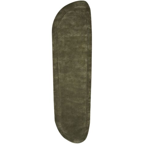 Rug BERANI Dark Green 80 x 250 cm Viscose (1/5)