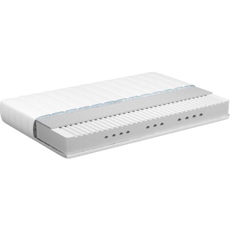 EU Single Size Hard Firm Latex Foam Mattress 3ft Polyester Removable Cover Filling Zipper White Fantasy