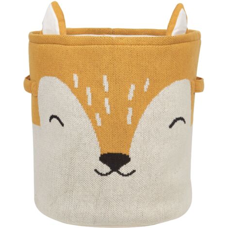 Kids Basket Fox HARRORI Cotton Beige (1/5)