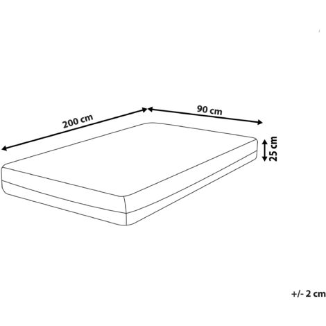 EU Single Size Firm Latex Foam Mattress 3ft6 Polyester Removable Cover Filling Zipper Cozy