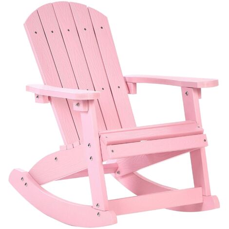 Garden Kids Rocking Chair ADIRONDACK Pastel Pink