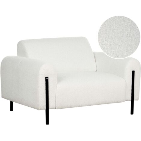 Armchair ASKIM Boucle White (1/5)