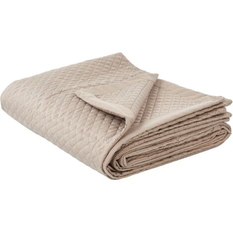 Bedspread NAPE 200 x 220 cm Taupe