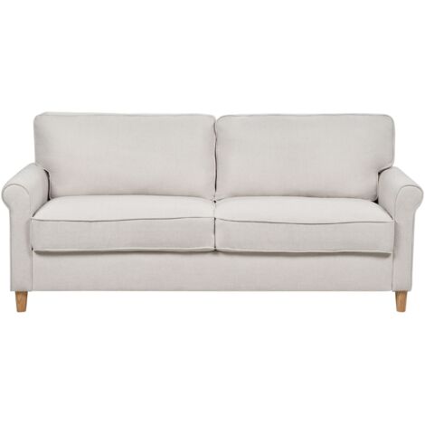 Sofa 3 Seater RONNEBY Fabric Beige (1/5)