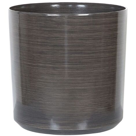 Garden Indoor Glamorous Flower Pot Round Planter Grey 35 x 35 x 35 cm Vagia