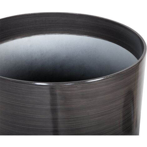 Garden Indoor Glamorous Flower Pot Round Planter Grey 35 x 35 x 35 cm Vagia
