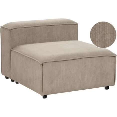 1-Seat Section ARDAL Corduroy Light Brown (1/5)