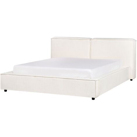 Bed Fabric LINARDS 160 x 200 cm (EU King Size) Off-White (1/5)