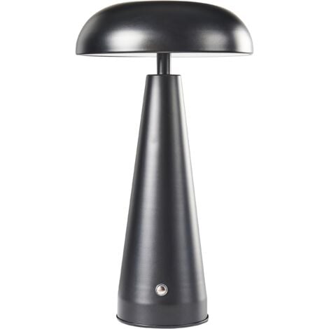 Modern Table Lamp Iron Indoor Wireless Light Dimmer LED Black Bocono