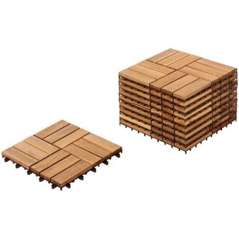 Outdoor Flooring ACERENZA Certified Acacia Wood Natural (1/5)