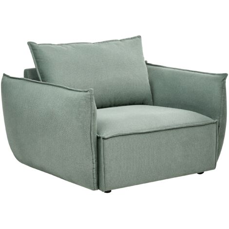 Armchair KUNES Fabric Light Green (1/5)