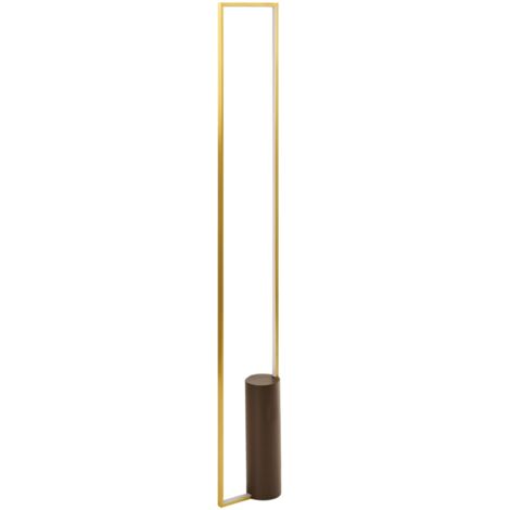 LED Floor Lamp PATRICIO Metal Gold (1/5)