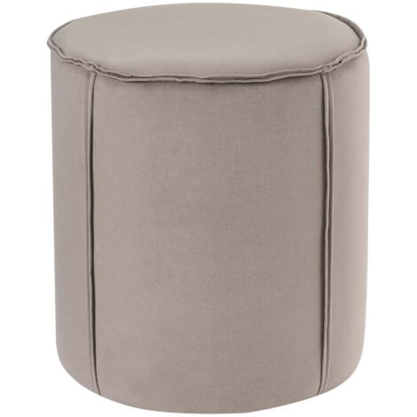 Pouffe SEDONA Velvet Taupe (1/5)