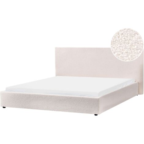 Bed Boucle LAVAUR 180 x 200 cm (EU Super King) Off-White (1/5)