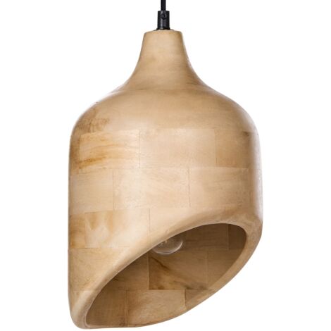 Pendant Lamp GANDAKI Mango Wood Light Brown (1/5)