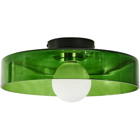 Ceiling Lamp LUGUSE Glass Green (1/5)
