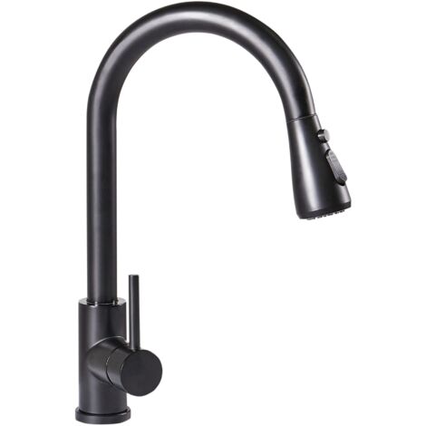Kitchen Pull Out Tap PAIMUN Black (1/5)