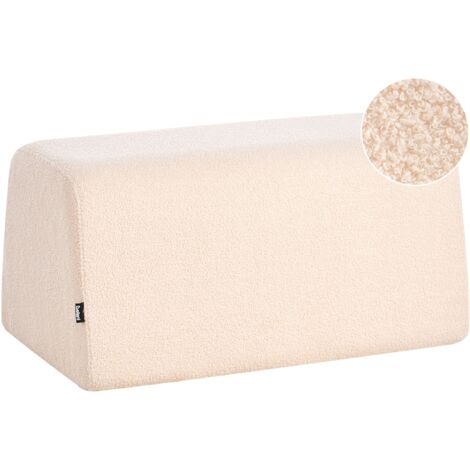 Pouffe SINCLAIR Boucle Beige (1/5)